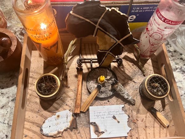 Altar for grounding and ancestral connection